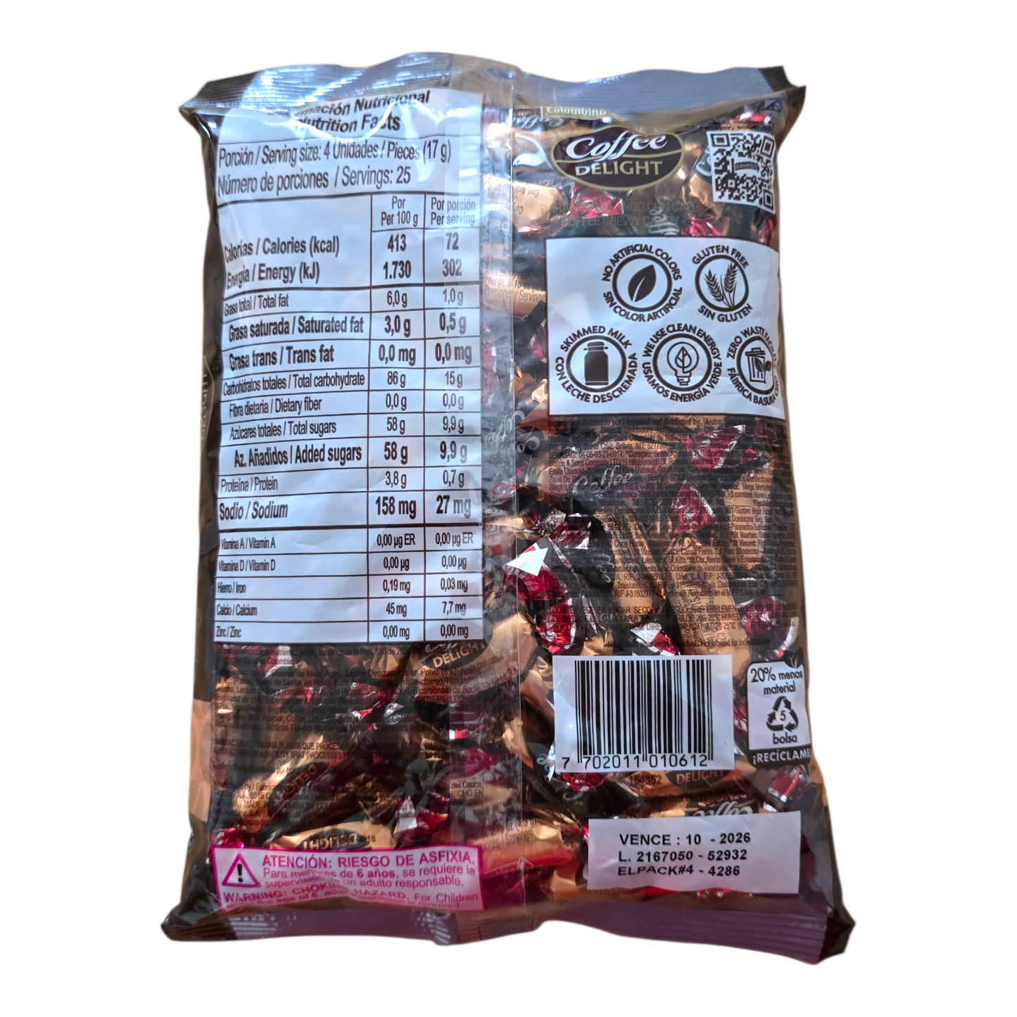 Coffee Delight Caramelo Blando x100 Unidades