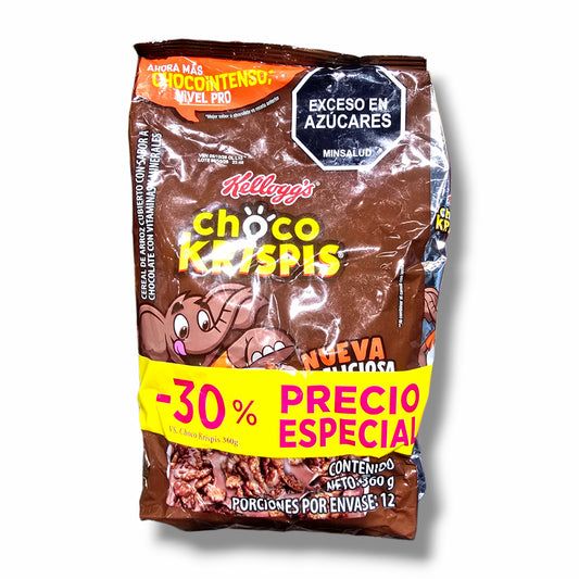 Choco Krispis Kellogg’s 360g – Cereal de Chocolate Familiar Colombiano