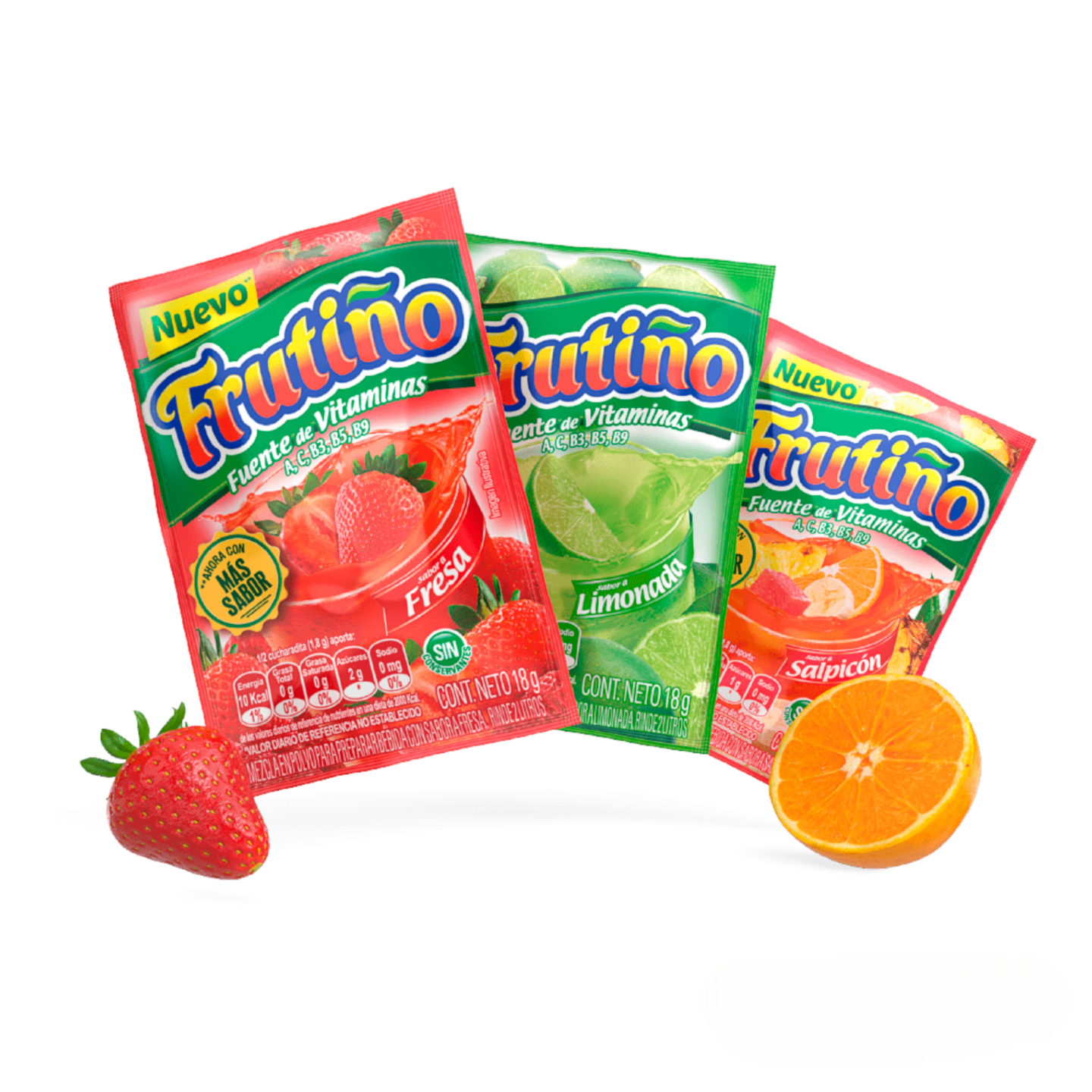 Frutiño en Sobres Sabores Surtidos