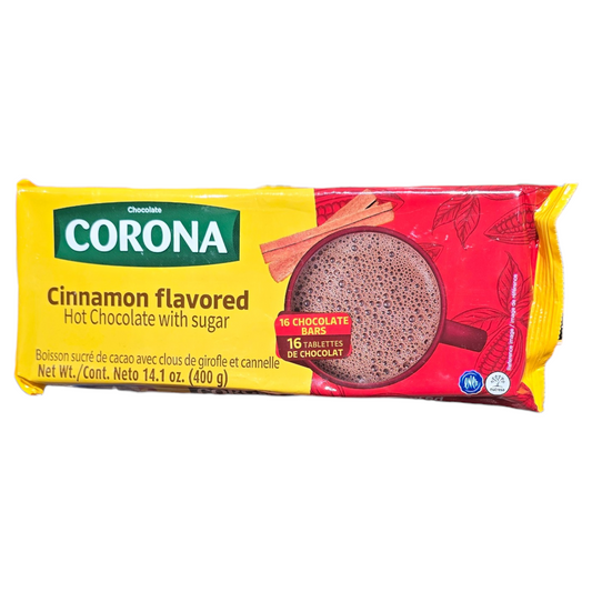 Chocolate Corona con Canela y Clavos 400 g – Chocolate Colombiano para Bebida
