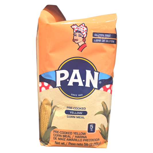 P.A.N. Harina de Maíz Amarillo Precocida 5 Libras