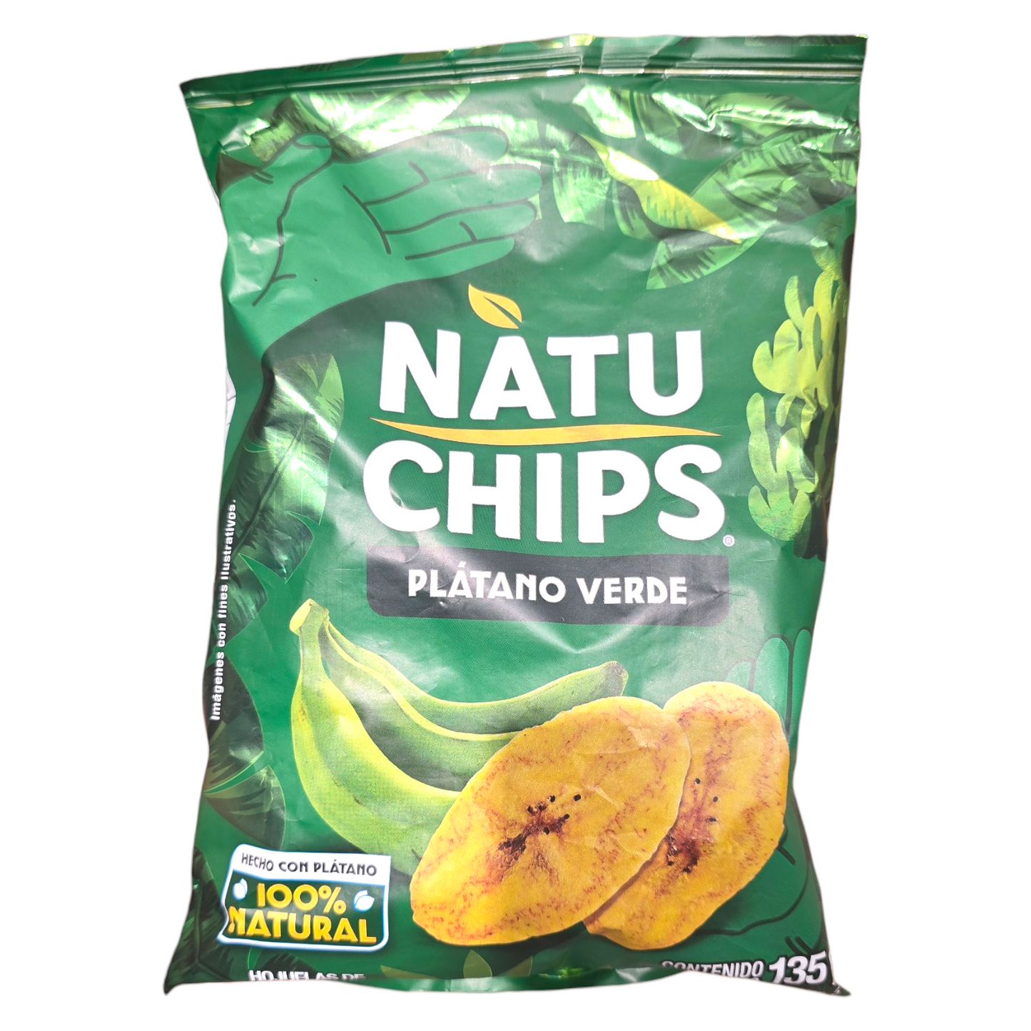 Natu Chips de Plátano Verde – Crujiente sabor colombiano
