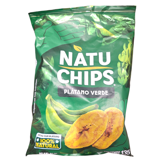 Natu Chips de Plátano Verde – Crujiente sabor colombiano
