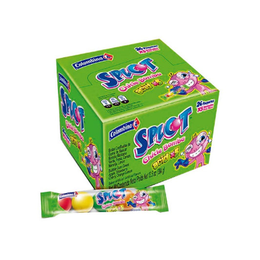 Chicle Splot Acid en Linea x24 Unidades