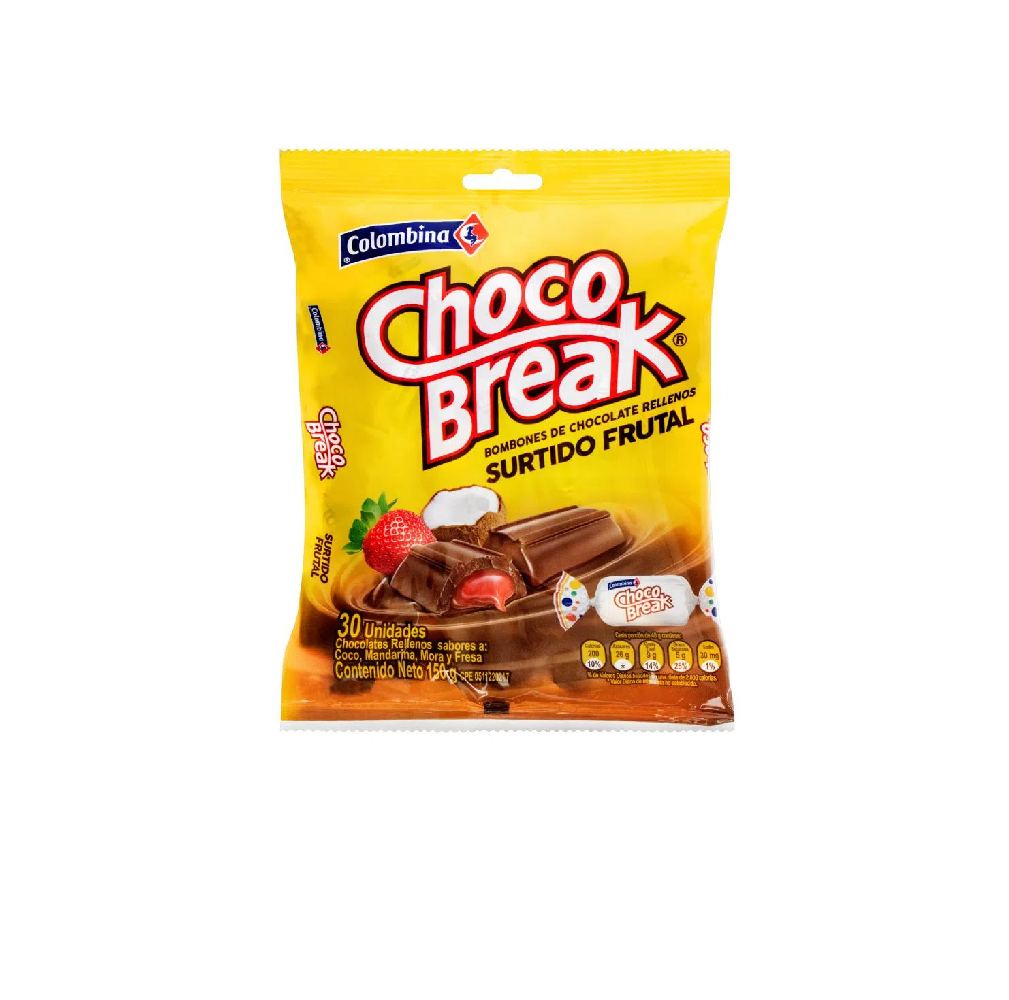 Choco Break Surtido Frutal – La Colombian Power