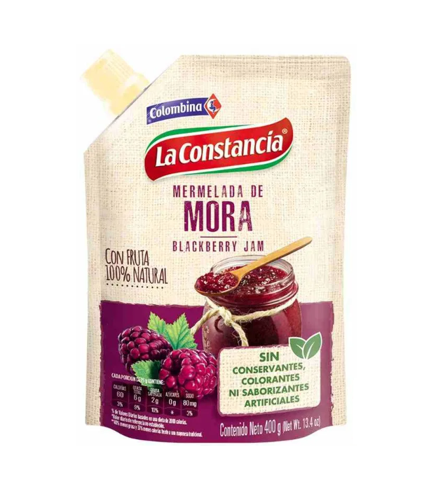 Mermelada de mora La Constancia 400g