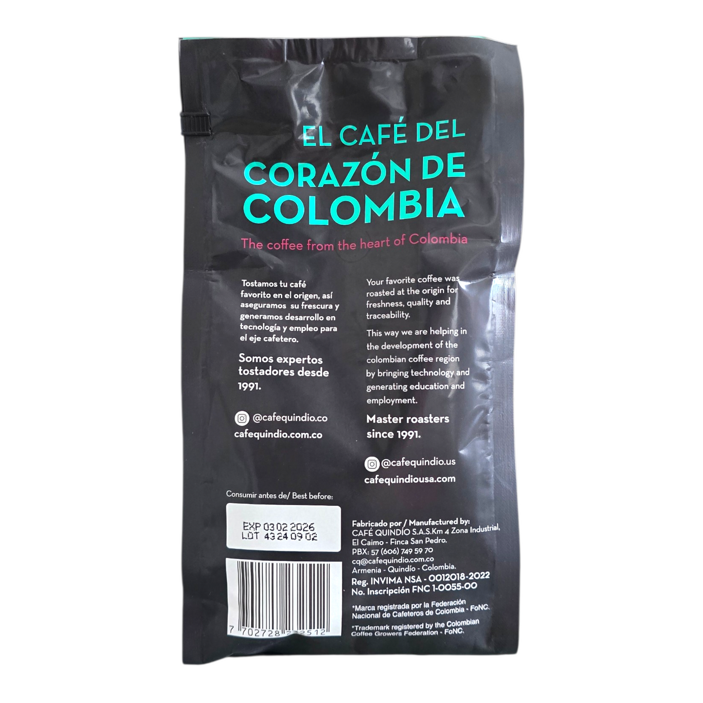 Quindío Gourmet Coffee 250g