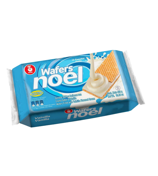 Galletas Wafer Noel Vainilla x18 Unidades